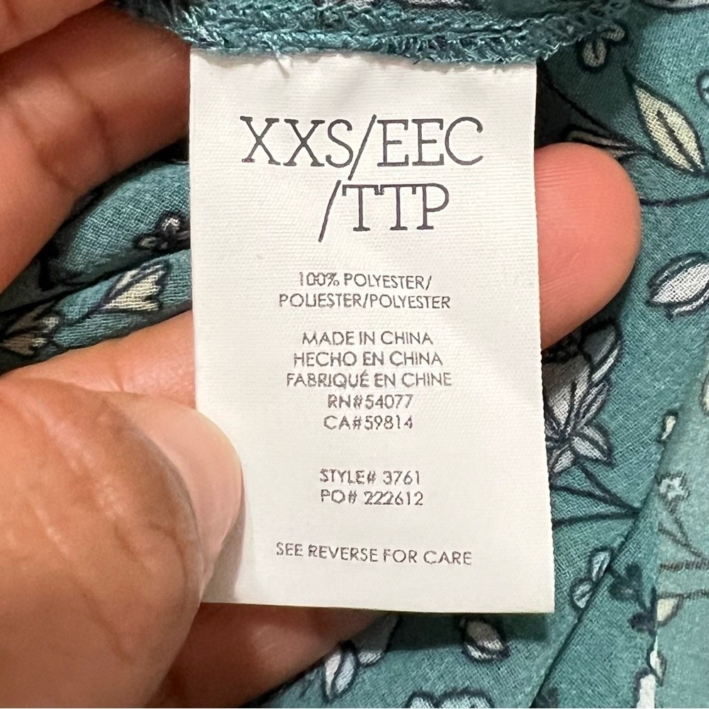 CAbi Women's Chase Field Off Flowers‎ Blouse Size XXS - Picture 12 of 12